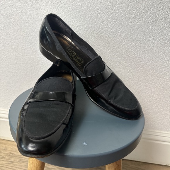 Salvatore Ferragamo Ayden Men's Penny Dress Loafer, Size 11:.5 B- Black - Picture 1 of 12